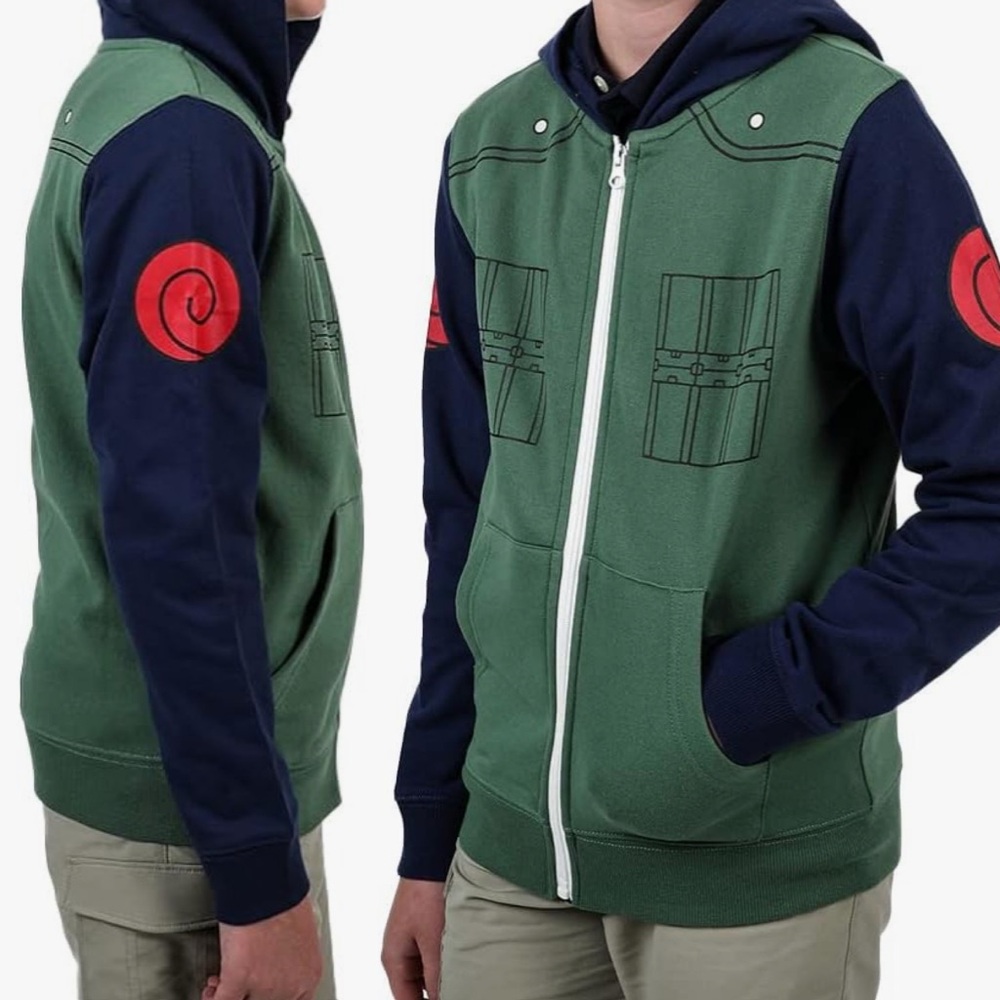 Kids Naruto Zip Up Hoodie.